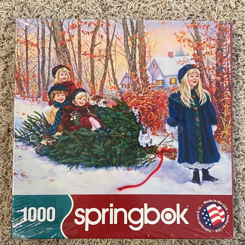 💫NWOT💫 Springbok ‘Yuletime Ride’ puzzle - 1000 pieces